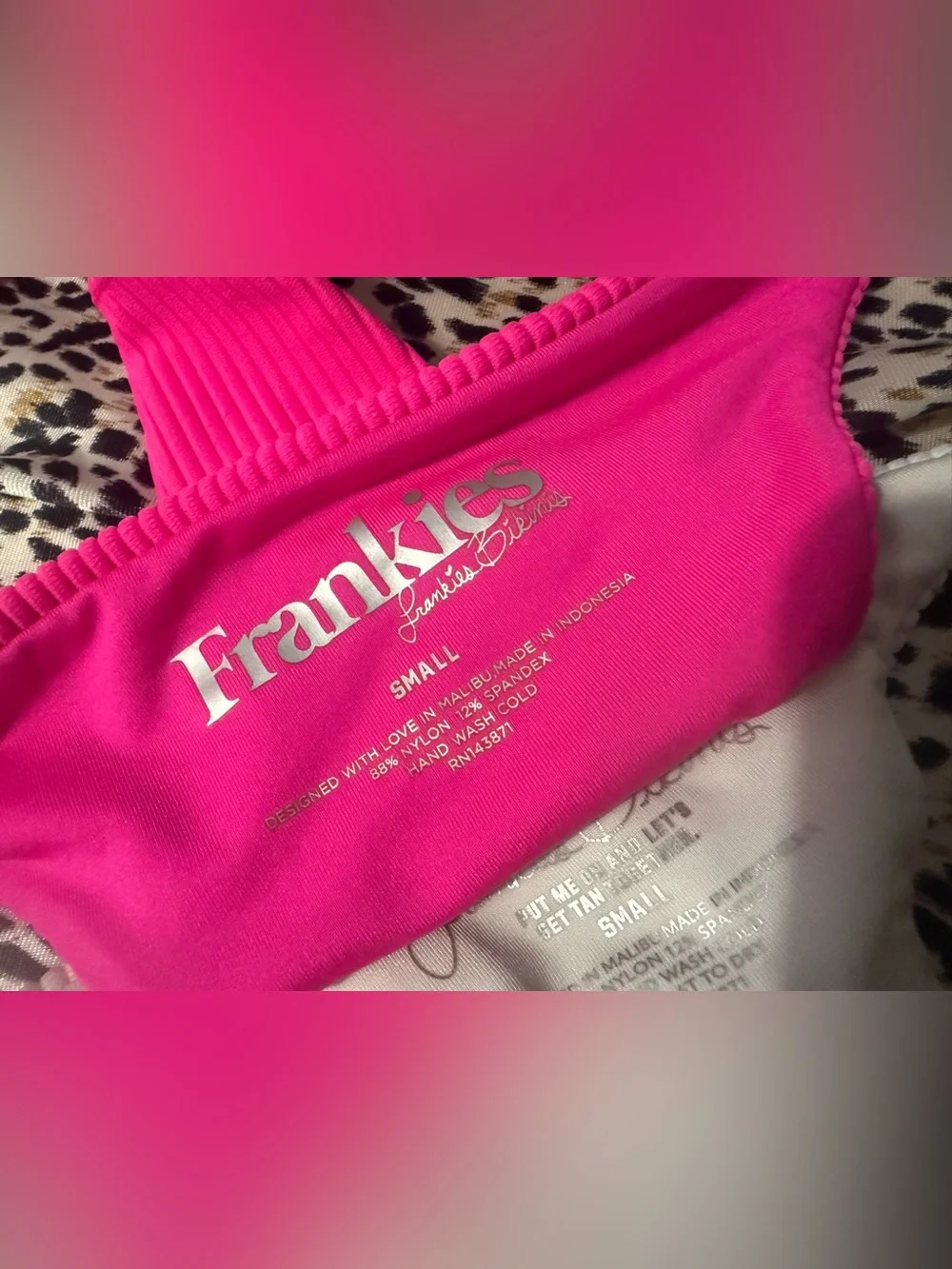 Frankies Bikinis size ribbed